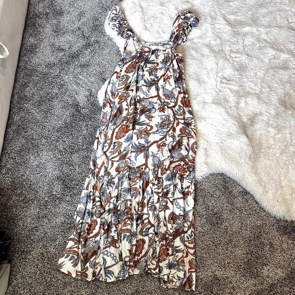 House of Harlow Flutter Sleeve Maxi Dress Size XS - Picture 4 of 4